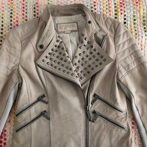 Leather Jacket Michael Kors